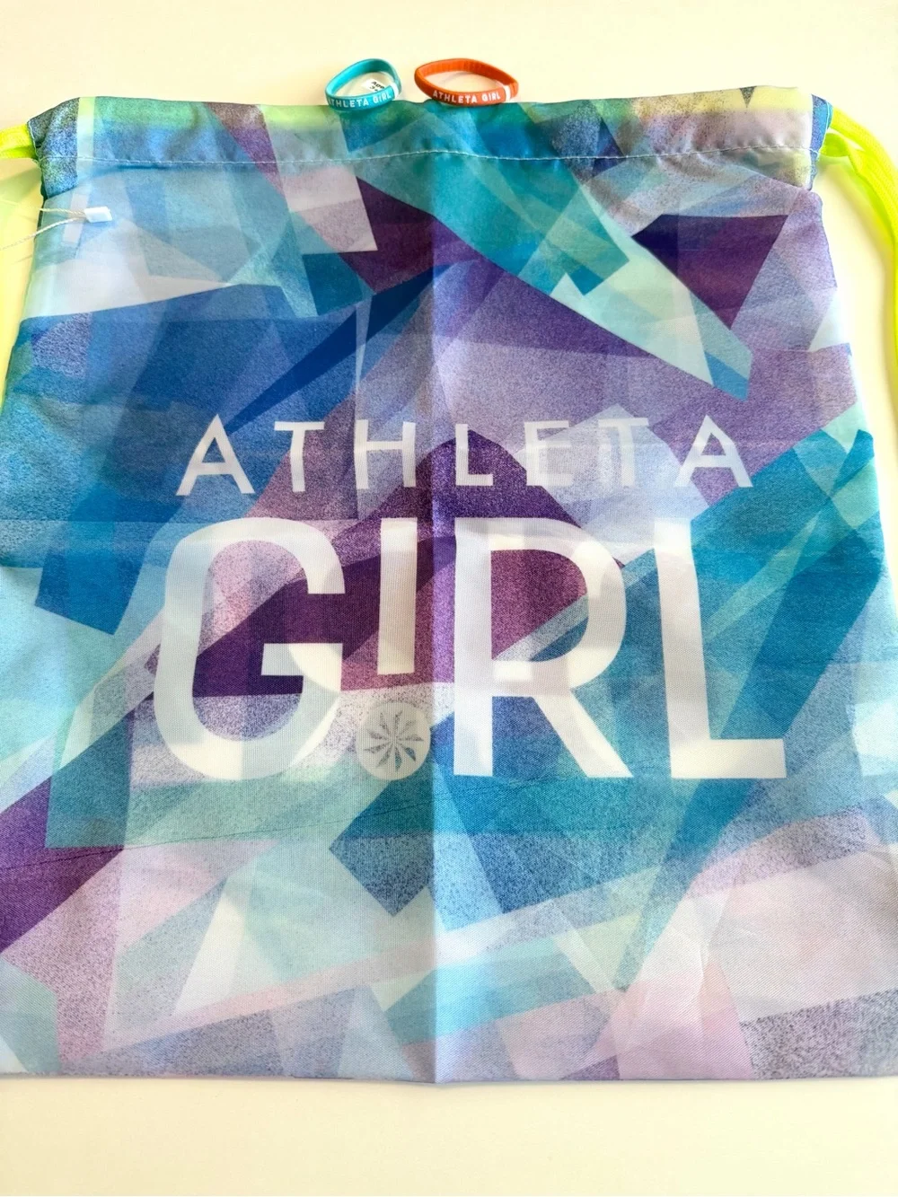 Athleta Girl Drawstring Bag & Hair Tie Set - NWT.